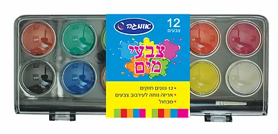 12 צבעי מים