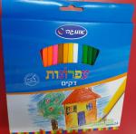 24 צבעי עפרון דקים