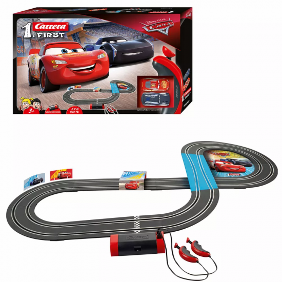 מסלול מכוניות מירוצים 2.9 מטר עם דמויות מהסרט CARS 3 מבית CARREARA