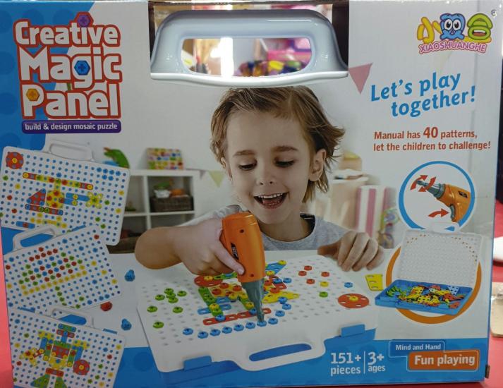 משטח עבודה עם מברגה
